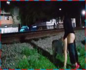 sex in public the police catches us dripping semen and voyeurs watch us fuck in the street from naked pornhub of ushasi