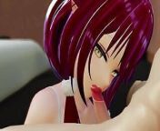 Yukihana Lamy Blowjob Creampie Hentai Vtuber Hololive Mmd 3D Crimson Hair Color Edit Smixix from xxx lami