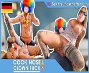 GERMAN: Carnival Creep clown bangs egirl! SEX-FREUNDSCHAFTEN from agirl sex with d