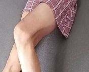 MY Hot Athletic Twink Fiance Flirts for us in His New Short Pink Skirt and White Knickers Set. FUCKING AMAZING! from uk gay boys college fucking sex