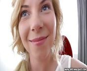 FIRSTANALQUEST - Assfucked blonde teen is cute and craves a gaping hole from cute girl leave