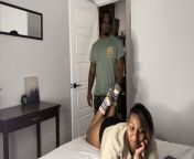 She Still Wanted Some Dick Even Though Her Roommates Was Next Door from bbw booty ebony bbw juicy tee gets fucked by brickzilla