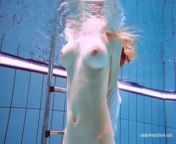 Polish hottie Marketa naked in the pool from super sangam aarkesta stage dance