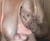 British sexy tattooed bbw oily handjob big pierced tits squeezes them hard from bbw wife gets oily massage