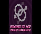 Straight to Gay Gay JOI Exercises from exercise to straight tircha penis