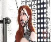 Ginger in Hardcore Metal Bondage and Latex Catsuit Waiting for Facefuck 3D BDSM Animation #2 from chaina xxmuve fullvideos comnushka sex salman khan and