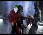 Threesome with Batman and Joker from 괴도조커 야짤