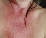 Sexy Naked Cougar clit play and sucking orgasm from hot sexy naked boob sucking milk
