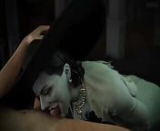 Lady Dimitrescu Sucking Resident Evil 8 Porn from resident evil 8 village nude chris redfield