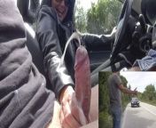 OMG!!!! STRANGER COCK JERKED OFF IN PUBLIC! from vehical sex bus and cars sex vdioe