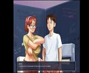Summertime Saga Part 6 - Huge Boobs Girlfriend Wants To Try His Cock in Public from hot anime huge boobs
