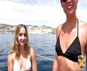 Chloe wants to try sex on a boat with Pam from french milf chloe