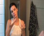 'Kendal J.' prettying up in the mirror from kendall vertes nude fake