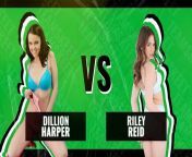 TeamSkeet - Battle Of The Babes - Riley Reid vs. Dillion Harper - Who Wins The Award? from rukshar dhillon hot videosian moti housewife sexy videoschool sex rape video