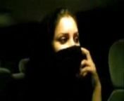 Arabic niqab girl showing big tits in car from niqab boob show car