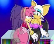 Rouge The Bat Gets Cucked By Amy Rose from amy rose sonic porn