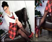 Christmas Special Pantyhose Review - Cassie Clarke 20 denier from 20 fkk rochelle baggersee special