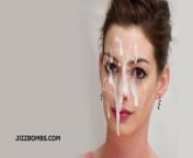 ANN HATHAWAY CUMSHOT from dirty celebs compilation