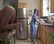 Arab Maid Cleans Kitchen And Asshole Of Her British Boss from arab lady clothes