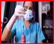 EDGING & SOUNDING by Sadistic Nurse DominaFire from gloves sex porn