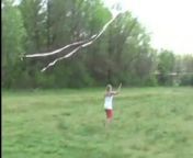 Come out in the field and help me fly my new kite from come fly with us
