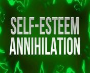 Self-Esteem Annihilation Affirmations from self humiliation blonde solo worthless whore dirty talk