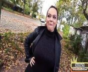 Public bigass and bigboobs MILF fucked outdoor by sex date from casting
