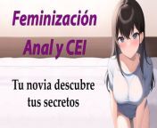 Spanish JOI con feminizacion, anal y CEI. Tu novia te pilla con su ropa. from kanne pilla dengudu videos