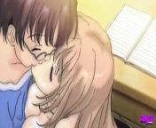 Tomoka Gives Wataru His First Ever Paizuri Titty Fuck Before He Slides His Cock In Her Pussy - Hentai Pros from paizuri bliss 4