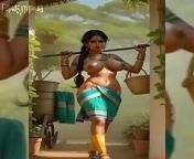 Indian village sexy girl's Ai stable transformation from biliage sexy hot sex