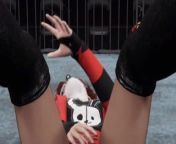 Rosemary gets low blowed by an invisible man. from ultimate low blows