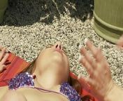 Pretty Jamie And Jenny Lie Outdoors In The Sun Before Having from best anutyxxx video sun leonollage girl panjab pusscyi xxx poto