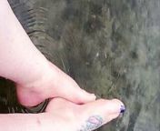 Soft pretty feet in the water from channel vloge39r kiiw water clear very