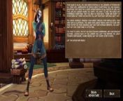 Naked Blue High Elf Lady - Lust for Adventure Game from tale of high elf and futa