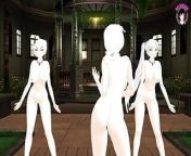 RWBY - 3 Girls Full Nude Dancing + Sex (3D HENTAI) from rwby mmd ghost dance