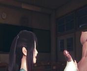Hentai Uncensored 3D - Yumiko handjob Futanari Classmate dick's from yumiko in ninja hattori hentai