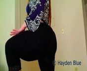 BBW Hayden Blue – Striptease, Ass And Belly Play from ssbbw belly play