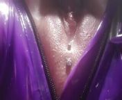 close up from back from slut suit lv3○uterus prolapse ruthless throat fuck