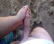 Amateur Public Handjob Compilation from nudity beach