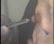 nipple injection play from niple injection torture sex