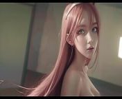 AI generated Zerotwo (Darling in the Franxx) from 탱글다희 제로투