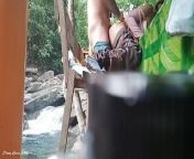 Pinay Horny Couple Sex in the cottage of Public Waterfalls from horny desi couple sex in park