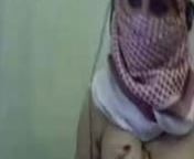Palestine Arab Hijab Girl show her Big Boobs in Webcam from hijab girl showing boobs to boyfriend little blowjobr ke