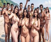 AI Generated Anime Style Sexy voluptuous Indian For The Great Indian Nude Marathon from indian woman xex v
