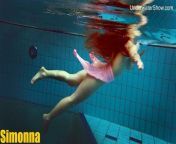 Simonna is hot and horny in the public swimming pool from nudist pool dartsbangla model azmeri asha naked photo xxx