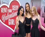 Horny Girls Kallie Taylor, Kimora Quin & Kiana Kumani Share One Fat Cock For Valentine's Day - BFFS from kalli yadda suke girgiza duwawu matan zamani