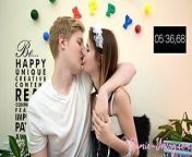 10 Minuten Make Out Challenge !! Jamie Young from brunette jaymie fucks hard and body cum