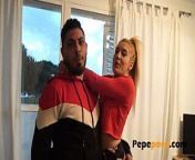 Little blond doll gets shared by her boyfriend and an experienced performer! from naked performance for boyfriend mp4