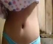 Chunky Neighbor Daughter Showing Her Hot Body from indonesian and neighbor