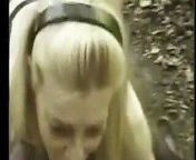 French Granny anal fuck in the forest from granny anal outdoor fucking